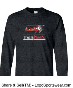 N58986 Stearman Long Sleeve Tee Shirt Design Zoom