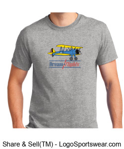 N49295 Grandpas Stearman Tee Shirt Design Zoom