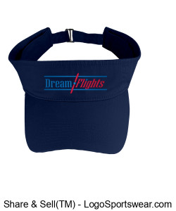 Dream Flights adjustable back visor Design Zoom